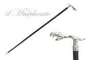 925Silver plated Jaguar Walking stick