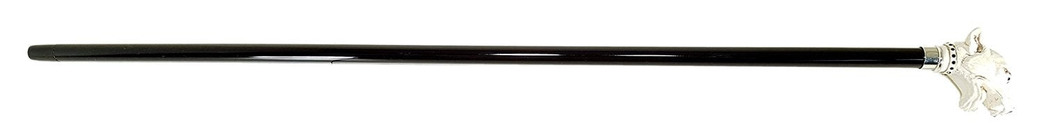 Walking Stick cane Lacquered in an Ivory Color - il-marchesato