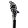Fantastic silver-plated handle - Snake on branch and sapphire crystals - IL MARCHESATO LUXURY UMBRELLAS, CANES AND SHOEHORNS