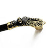 Luxury Dragonfly Goldplated with Crystals - IL MARCHESATO LUXURY UMBRELLAS, CANES AND SHOEHORNS