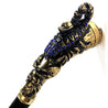 Original Scorpion Handle with Sapphire crystals - IL MARCHESATO LUXURY UMBRELLAS, CANES AND SHOEHORNS