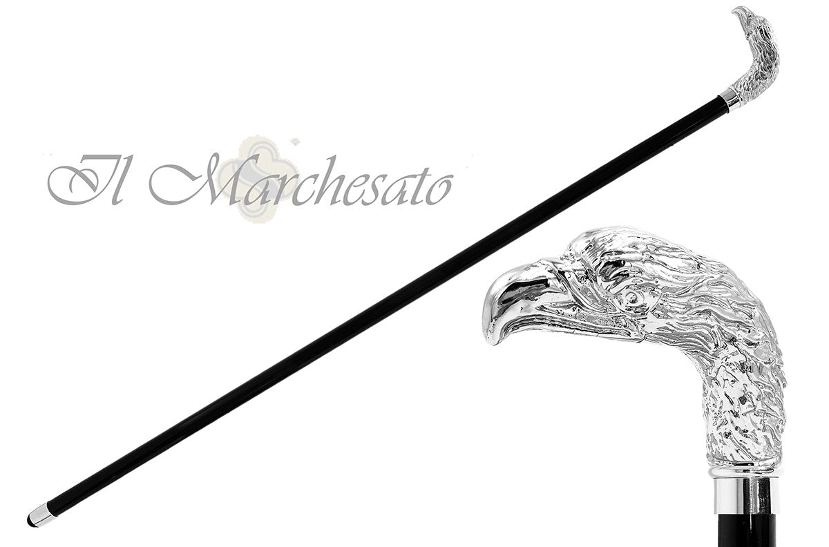 Bright Silver plated Hawk - il Marchesato collection - il-marchesato
