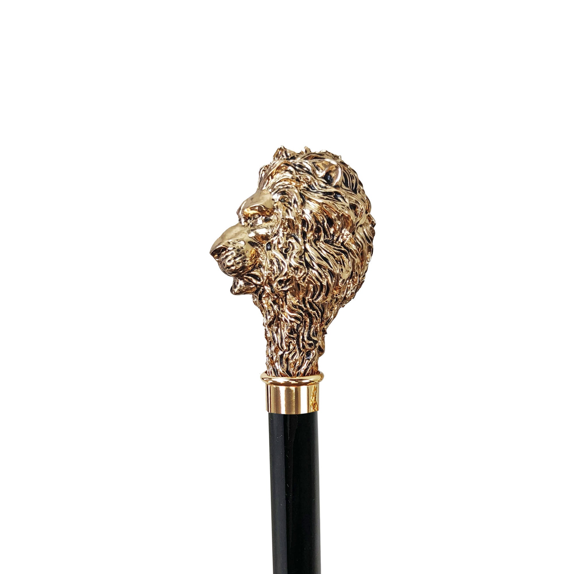 24K Lion Walking stick