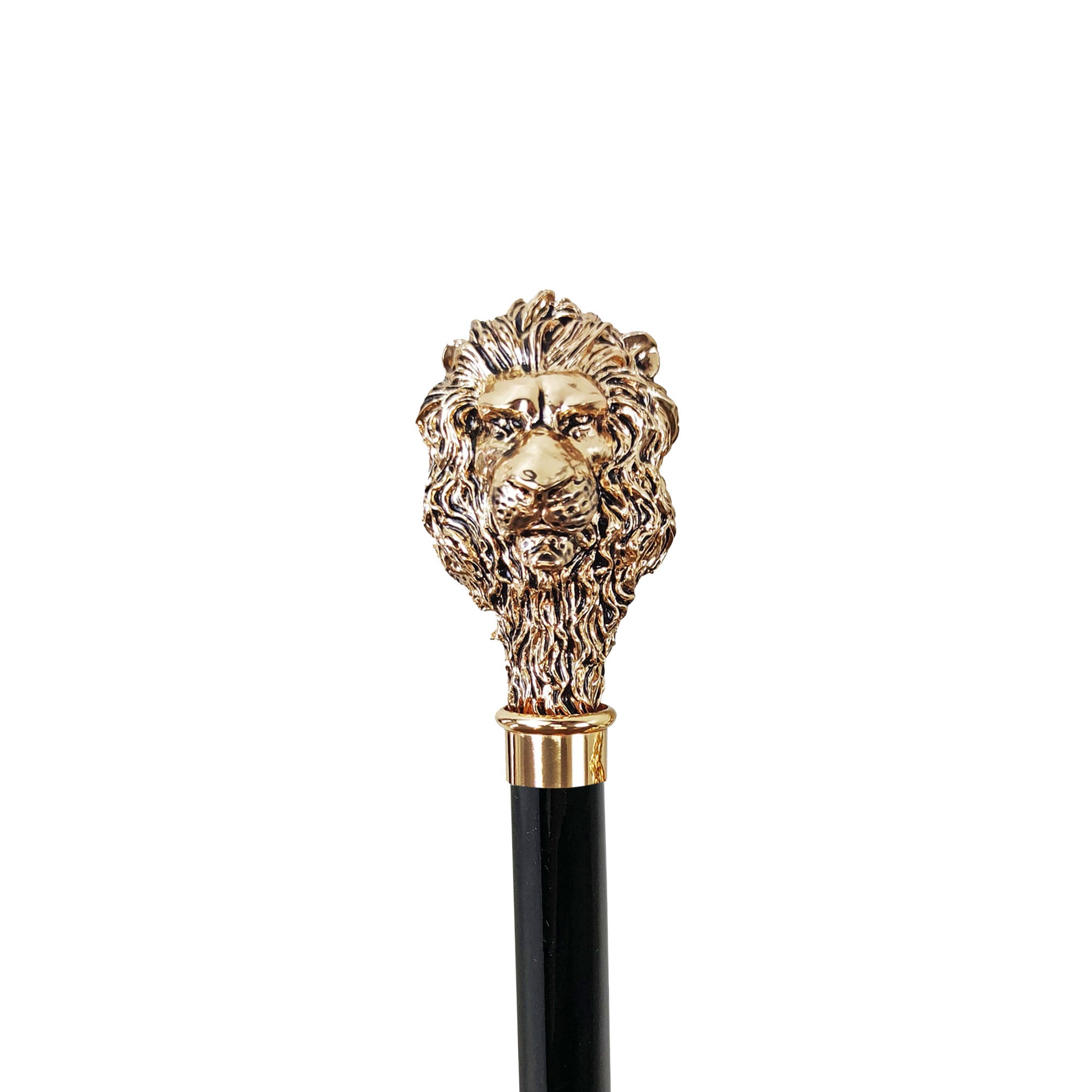 24K Lion Walking stick