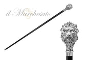 925Silver plated Lion Walking stick