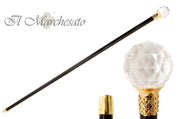 Majesty Swarovski Elements Crystal Ball Formal knobstick Cane - il-marchesato