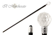Majesty Swarovski Elements Crystal Ball Formal knobstick Cane - il-marchesato