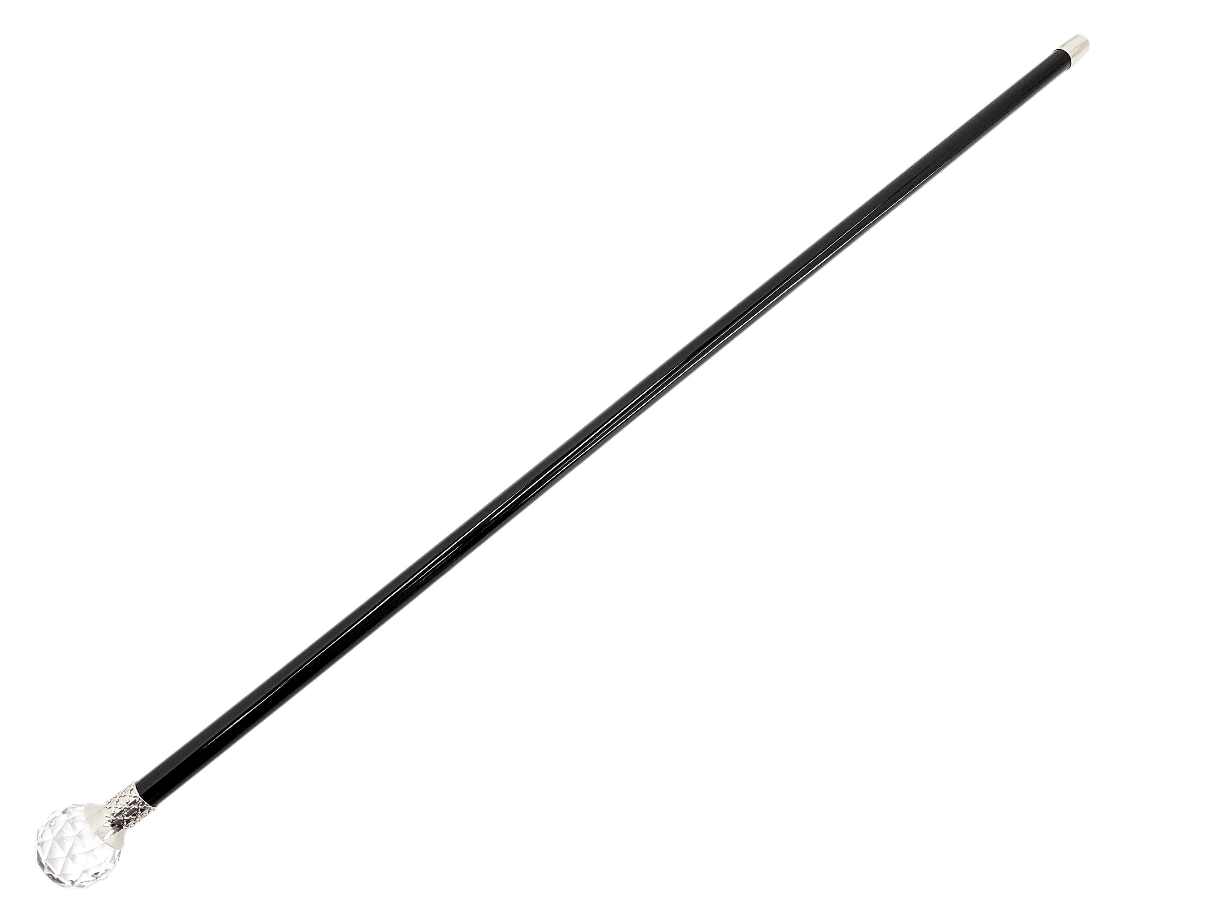 Majesty Swarovski Elements Crystal Ball Formal knobstick Cane - il-marchesato