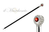 LUXURIOUS WALKING STICK RUBIN STRASS