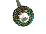 Luxury Walkingstick - Swarovski Crystal Encrusted Knob - IL MARCHESATO LUXURY UMBRELLAS, CANES AND SHOEHORNS