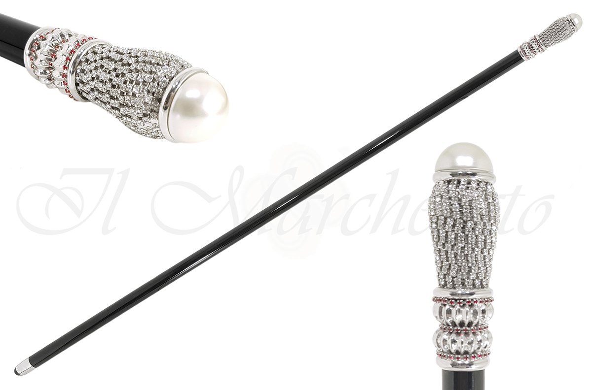 Handmade Walking Sticks - Swarovski Crystal Encrusted - il-marchesato