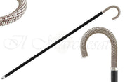 Luxury Walking stick Encrusted with hundreds Red Crystals - il-marchesato