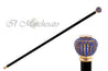 Sapphire crystal Walking cane - il-marchesato