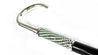Walking Stick With Silver Plated Handle, Full of Emerald Rhinestones - IL MARCHESATO LUXURY UMBRELLAS, CANES AND SHOEHORNS