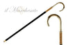 24K gold-plated with Topaz crystals - IL MARCHESATO LUXURY UMBRELLAS, CANES AND SHOEHORNS
