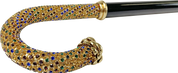 Walking cane Encrusted with Multicolor Crystals