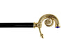 Beauty Collectible Walking Cane With Swarovski Sapphire - IL MARCHESATO LUXURY UMBRELLAS, CANES AND SHOEHORNS