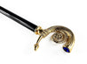 Beauty Collectible Walking Cane With Swarovski Sapphire - IL MARCHESATO LUXURY UMBRELLAS, CANES AND SHOEHORNS