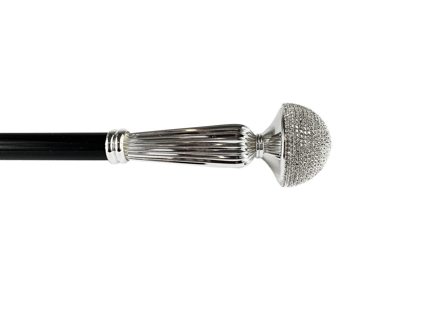 Brilliant Walking Stick Swarovski Crystals Encrusted - IL MARCHESATO LUXURY UMBRELLAS, CANES AND SHOEHORNS