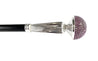 Luxurious Collectible Walking Stick - Fuchsia Crystals - IL MARCHESATO LUXURY UMBRELLAS, CANES AND SHOEHORNS