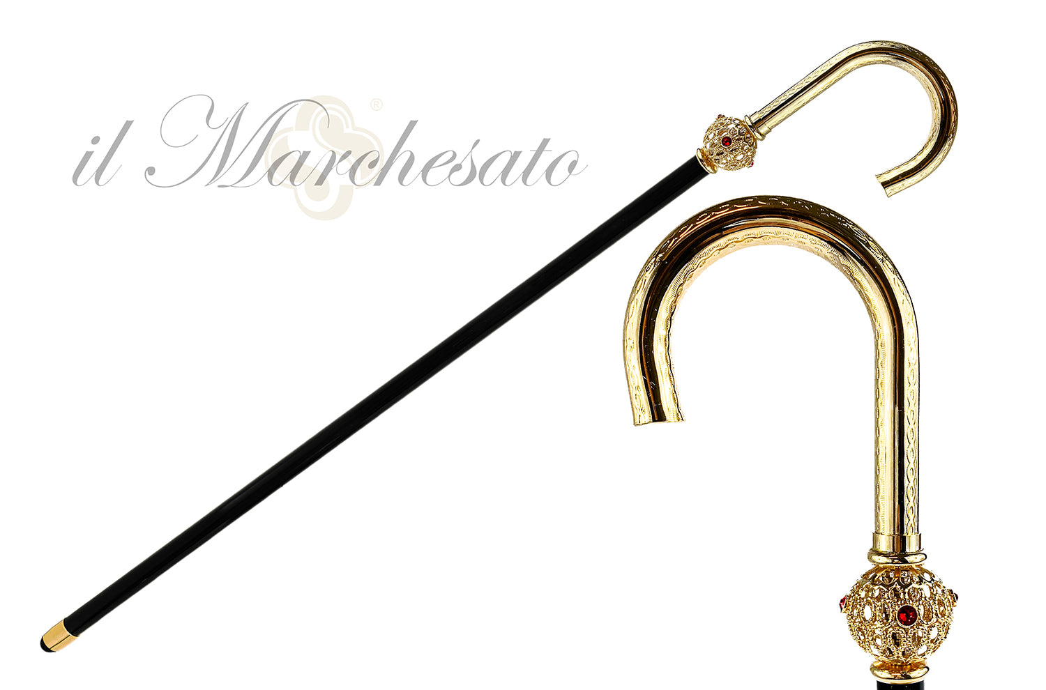 Walking stick for Men with filigree