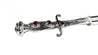 Walking stick with silverplated Sword handle - IL MARCHESATO LUXURY UMBRELLAS, CANES AND SHOEHORNS
