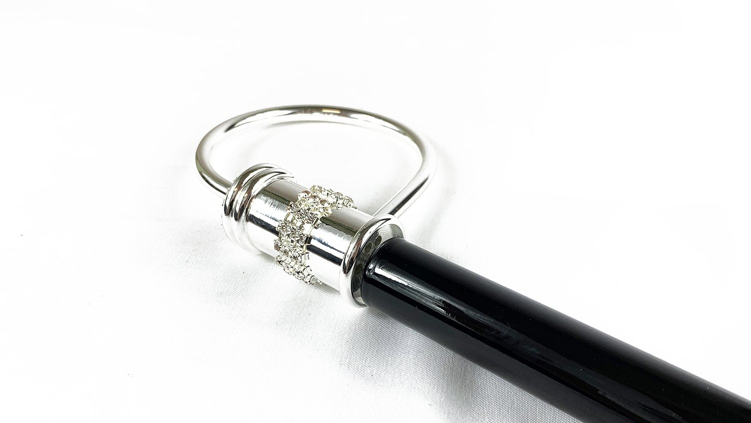 Elegant collectible Silverplated Walking stick - IL MARCHESATO LUXURY UMBRELLAS, CANES AND SHOEHORNS