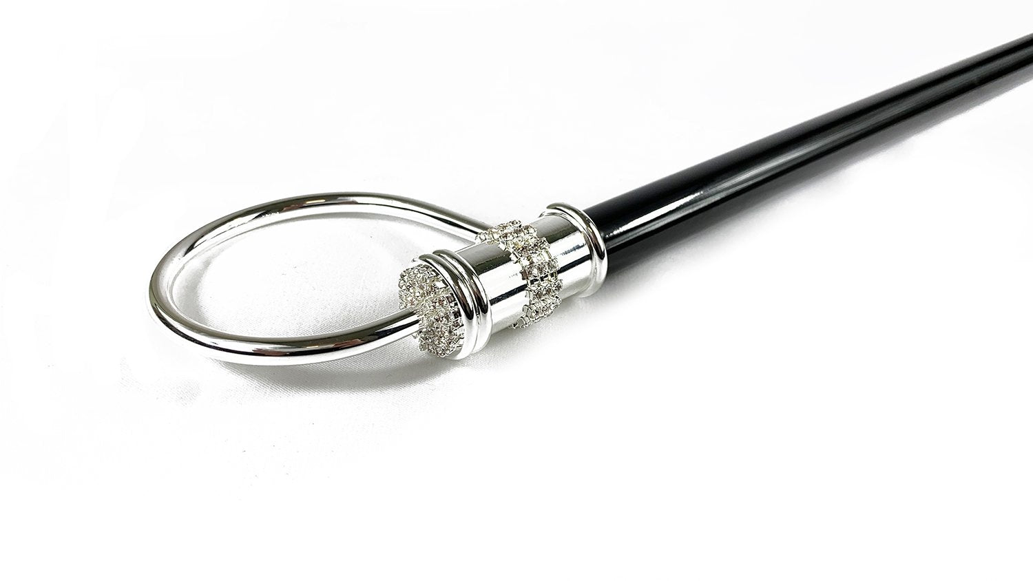 Elegant collectible Silverplated Walking stick - IL MARCHESATO LUXURY UMBRELLAS, CANES AND SHOEHORNS