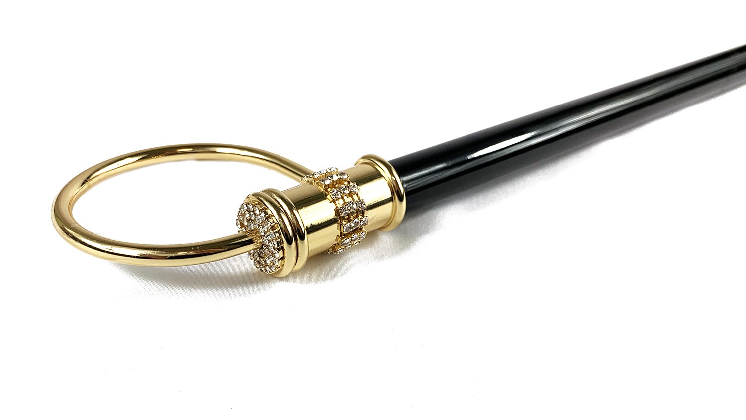 Original collectible Walking stick with crystals - IL MARCHESATO LUXURY UMBRELLAS, CANES AND SHOEHORNS