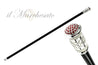 925 Silverplated Mylord handle for cerimonies - IL MARCHESATO LUXURY UMBRELLAS, CANES AND SHOEHORNS