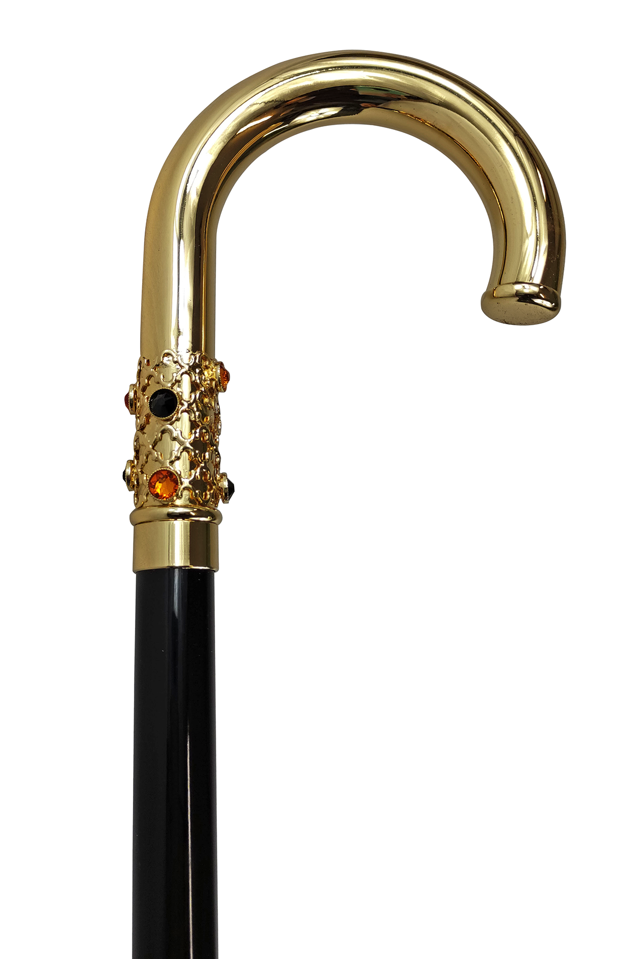 Walking stick for Man with Crystals