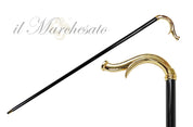 Elegant Walking stick - Brass 24k goldplated