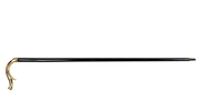 Elegant Walking stick - Brass 24k goldplated