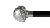 Bastone elegante con pomolo placcato argento