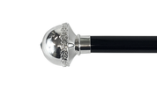 Bastone elegante con pomolo placcato argento