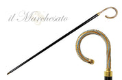 Collectible Walking stick embellished with Acquamarine crystal