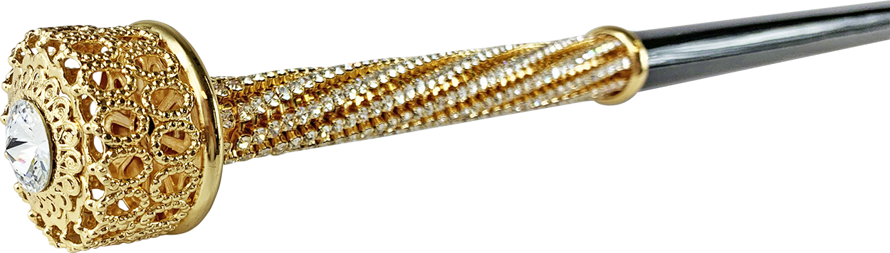 Milord Cane set with thousands of crystals