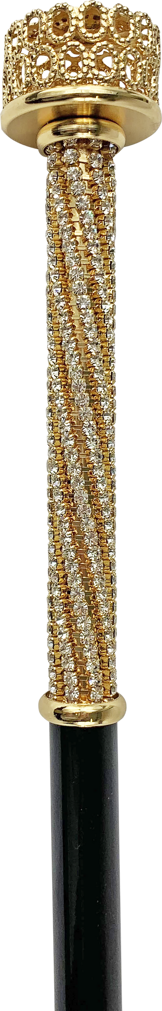 Milord Cane set with thousands of crystals