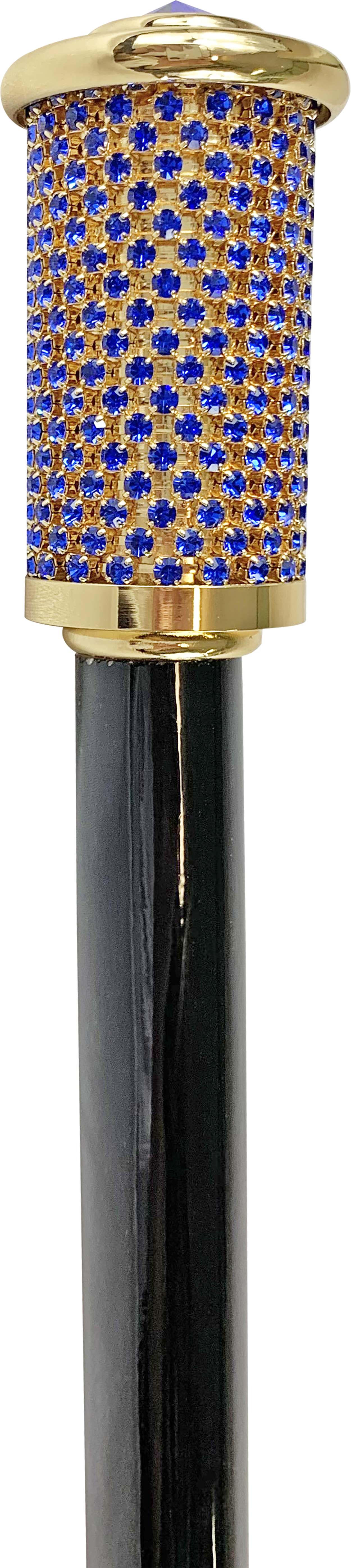Wonderful Walking Stick For Ceremony with Sapphire crystals