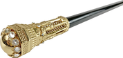 Tower walking stick with white crystals