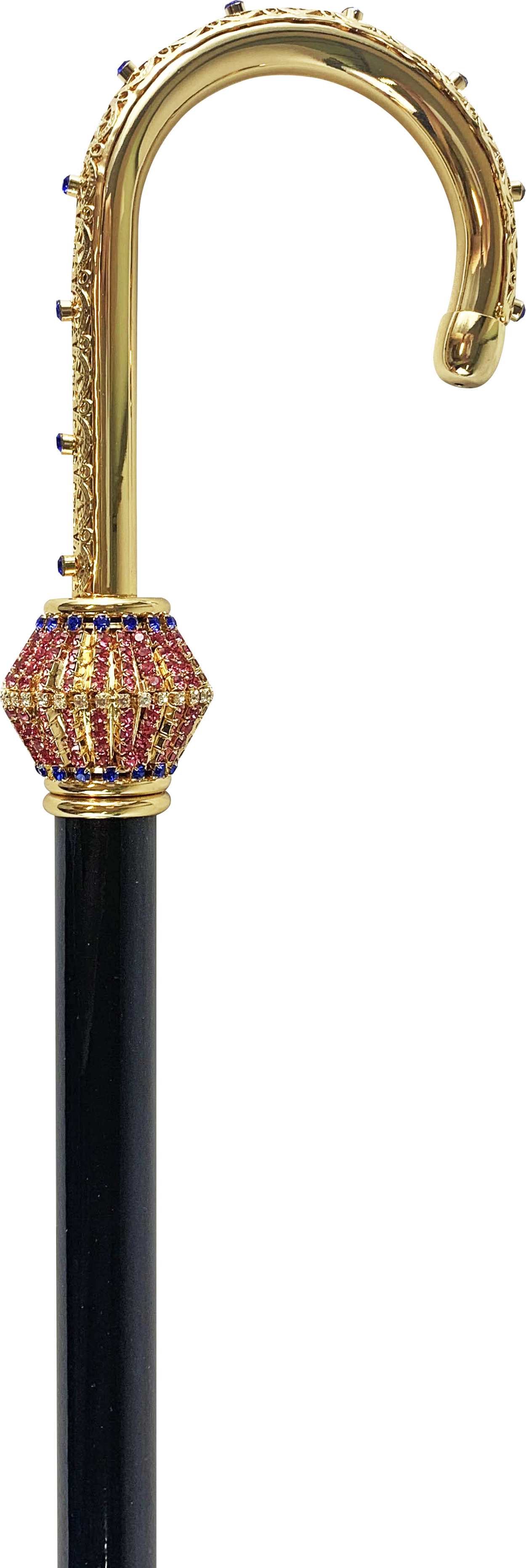 Elegant Walking cane for ladies with crystals