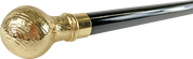Walking stick ceremonial knob - gold plated 24K