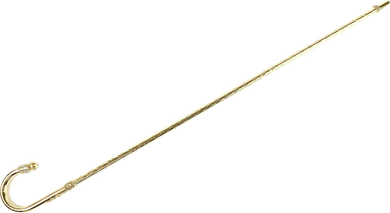 Luxury Gold plated 24K walking stick