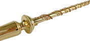Luxury Gold plated 24K walking stick with Siam crystals