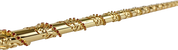 Luxury Gold plated 24K walking stick with Siam crystals