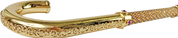 Luxury Gold plated 24K walking stick encrusted with thousands of amethyst crystals