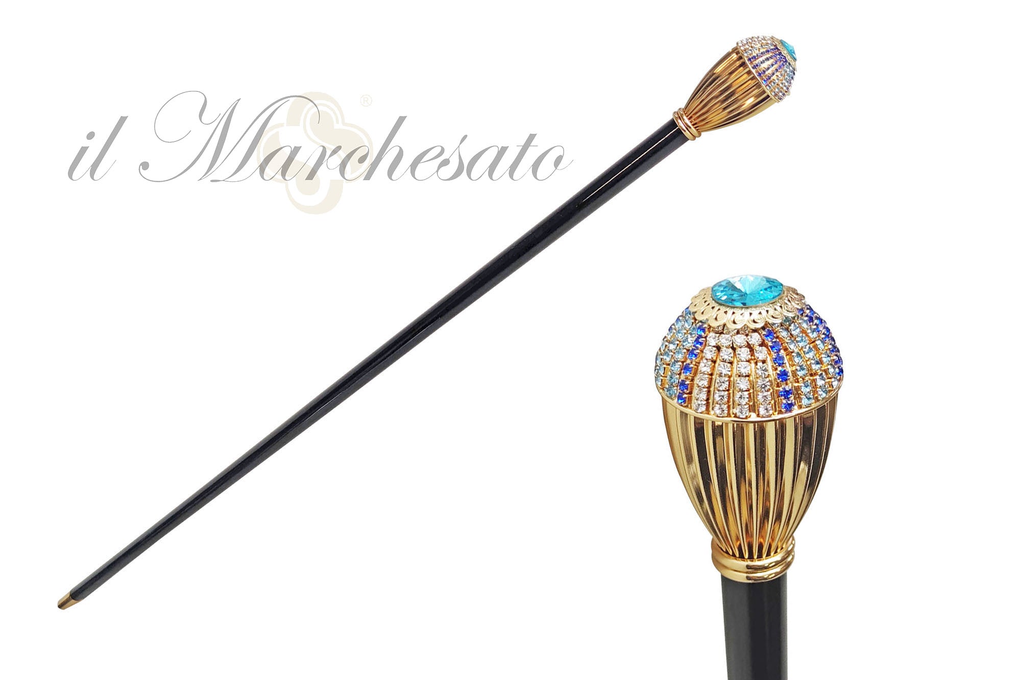 Multicolor Knobe handle - 24K goldplated