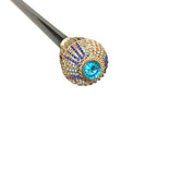 Multicolor Knobe handle - 24K goldplated