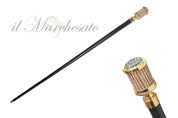 Fine and elegant walking stick with crystals