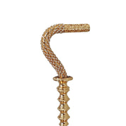 exceptional Walking stick with White crystals